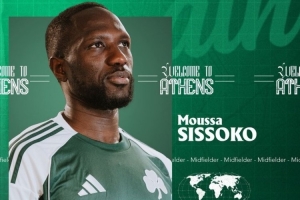 官方:36岁法国中场穆萨·西索科加盟希腊豪门帕纳辛纳科斯 官方:36岁法国中场穆萨·西索科加盟希腊豪门帕纳辛纳科斯