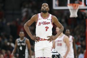 KD复出！火箭摆出五大迎战绿军：阿门 伊森 杜兰特 小史密斯 申京