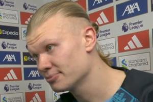 哈兰德：谢尔基那球传给我就进了 我跟裁判说，直接判有效就行了