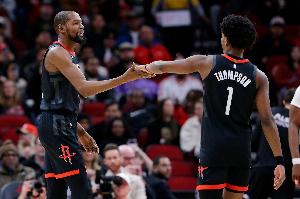 火箭摆出五大迎战快船：阿门、伊森、小贾巴里、杜兰特、申京